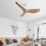 ZNTS 52" Indoor Ceiling Fan with no6 Speeds Reversible DC Motor,Low Profile Ceiling Fan Without 28923674
