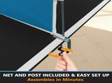 7*4ft Black Mid-Size Ping Pong Conversion Top Foldable & Portable Table Tennis Table Top for Indoor W1408P310184