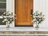 2 Pack Orange Artificial Camellia Tree with Blooming Flower - Pink 06699618
