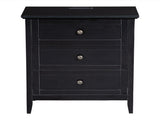 Black embossed P2 MDF particleboard with melamine veneer, framed, 60*40*70cm, 63460125