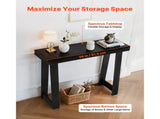 46-inch Console Table, Modern Wooden Desk for Behind the Couch, Rectangular Entryway Table, Narrow 09894069