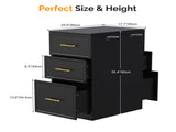 Salon Cabinet, Black, 6Drawer with 2 Hairtool Rings, 15mm PVC VacuumFormed Door Panels, 15mm 66197912