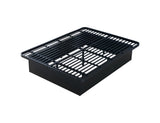 Modern Style Heavy Duty King Size Platform Bed Frame made with Metal and16 Inch height in Black B009P191908