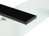 Arc Shaped Two Tiers Tempered Glass Coffee Table 58251189