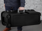 22 Gallon Large Wheeled Footlocker, Heavy Duty Plastic Storage Trunk Container, Lockable with Wheels 77831147