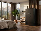 Rifle Safe, 7 Long Guns & 4 Handguns Storage, Fingerprint Password Unlock, Alarm & Silent Mode, 49075645