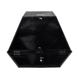 Aluminum Tool Box Black, foot 33"* 19"* 18",pattern 5,single lock,single spring MT018033 07531521