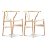 Set of Two Wishbone Chairs B353P354544