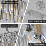 (Same as W1340P189407/L5018) Modern Oval Crystal ceiling chandelier Luxury Home Decor Light Fixture
