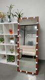 Hollywood Full Length Mirror with Lights Full Body Vanity Mirror with 3 Color Modes Wall Lighted W708P297645