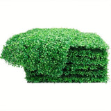 ZNTS 24 pieces of 23.6 "x 15.75 " artificial boxwood boards, grass wall panels, boxwood fence panels, UV 48869369