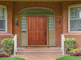 Handrails for Outdoor Steps, Iron Handrail Fits 1 Step, Transitional Handrail with Installation Kit, 99378762