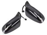 Left & Right Side Black Power Heated Mirror with Signal Light Fit for Kia Forte LX Sedan 4-Door 1.8L 84154169