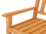 118*56.5*90cm Outdoor Garden Fir Grid Back Wooden Bench Burlywood 89218544