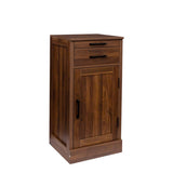 brown walnut color modular wine bar cabinet Buffet Cabinet with Hutch for Dining Room W331P213375