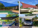 12'X16' Rust Red HDPE sunshade sail 74045119
