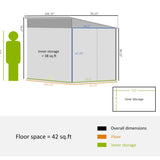 Outdoor Garden Storage Shed Tool House 71820309