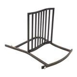 ZNTS Flat Tube Single Rocking Chair Bronze Color 36133929