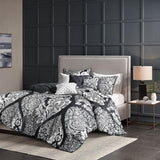 King/Cal King 6 Piece Printed Duvet Cover Set B03597370