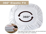 4pcs White-spotted red mushroom flat sheet fitted sheet set combination scent 97861367