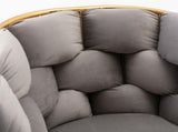 Luxury modern simple leisure velvet single sofa chair bedroom lazy person household dresser stool W1170109318