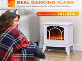 Electric Fireplace Stove Freestanding Heater with Realistic Flame & Overheat Shutoff 47262841