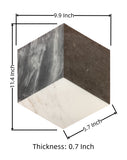 Hexagon Water-jet,White Gray Black 3 color, natural, for floor and wall,polished W1696P262340
