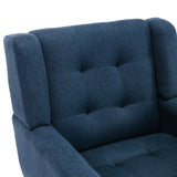 Modern Soft Linen Material Ergonomics Accent Chair Living Room Chair Bedroom Chair Home Chair With W67634083