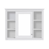35'' x 27.5'' Medicine Cabinet, Wall Mounted Bathroom Storage Cabinet, Modern Bathroom Wall Cabinet WF322917AAK
