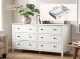White embossed finish P2 particleboard MDF, melamine surface, 120*40*80cm, framed 41810618