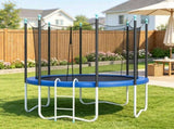 Blue 12FT Trampoline Spring Pad Safety Replacement Cover, Waterproof & Tear Resistant, No Pole 24665804