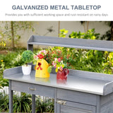 Garden Work BenchOpen Shelf Storage 06982426