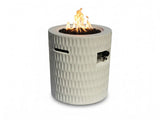 26" Propane Fire Pit, Outdoor Gas Patio Fire Pit 40,000 BTU, Cylindrical Concrete Fire Pit with W5727P465776