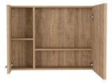 Medicine 23H" Double Door Cabinet,Four Interior Shelves, Pine B097133010