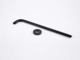Shower Arm, Extra Fixed Arm with Flange, Stainless Steel Wall-Mounted ShowerHead Arm 31787193