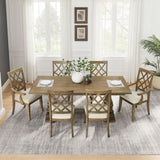 Wooden Frame Upholstered Dining Chairs set of 2,Mid Century Retro Chairs Comfor Kitchen Chairs for W2582P205379
