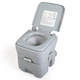 ZNTS 5 Gallon Portable Toilet, Flush Potty, Travel Camping Outdoor W2181P153991