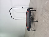 ZNTS 48" Foldable Mini Trampoline Max Load 300lbs, Fitness Rebounder with Adjustable Foam Handle, 66837725