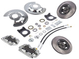Power Complete Front Disc Brake Conversion Kit V-8 4 Piston Replacement for 1964 1965 1966 1967 Ford 34090938