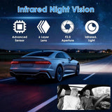 3 Channel Dash Cam for Cars, 1080P Full HD Front Camera with 480P Interior & Rear 45818878