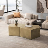 Irregular Pentagon Nesting Coffee Set, Geometric Coffee Set, Side Set, Cocktail W757P206012