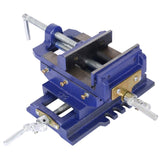 Cross slide vise, Drill Press Vise 5inch,drill press metal milling 2 way X-Y ,benchtop wood working W46539908