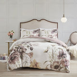 Full/Queen 3 Piece Cotton Printed Duvet Cover Set B03597338