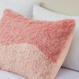 Twin/Twin XL Ombre Shaggy Faux Fur Comforter Set B035129807