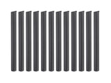 4x Black Universal Storage Shelving Brackets Powder Coated 19.6'' 49957938
