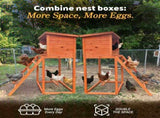 3-in-1 Nesting Boxes for Chickens with Perch and Swing- Wooden Chicken Nesting Box for Poultry 3 18367101