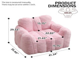 Lotus type compression sofa Adult bean bag sofa with pull ring can be easily moved without W2311P457273