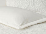 King/Cal King Embroidered Medallion Faux Fur Ultra Plush Comforter Mini Set B03597034