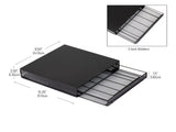 Single Serve Coffee Pod Drawer, 36 Pod Capacity, Metal, 12.75"L x 13"W x 3"H, Black 64942708