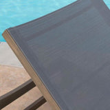 SUMMERLAND CHAISE LOUNGE - DARK GREY MESH 60018.00DGY